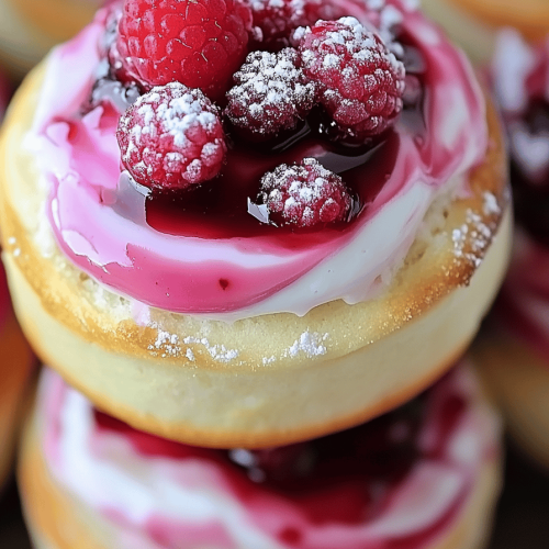 Raspberry Cheesecake Swirl Buns
