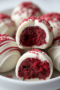 Red Velvet Cake Truffles