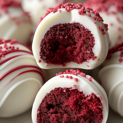 Red Velvet Cake Truffles
