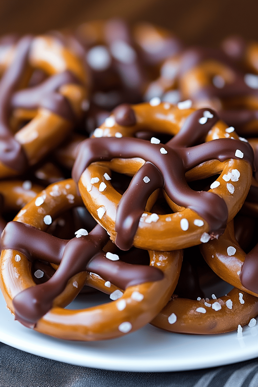 Salted Chocolate Caramel Pretzels ingredients