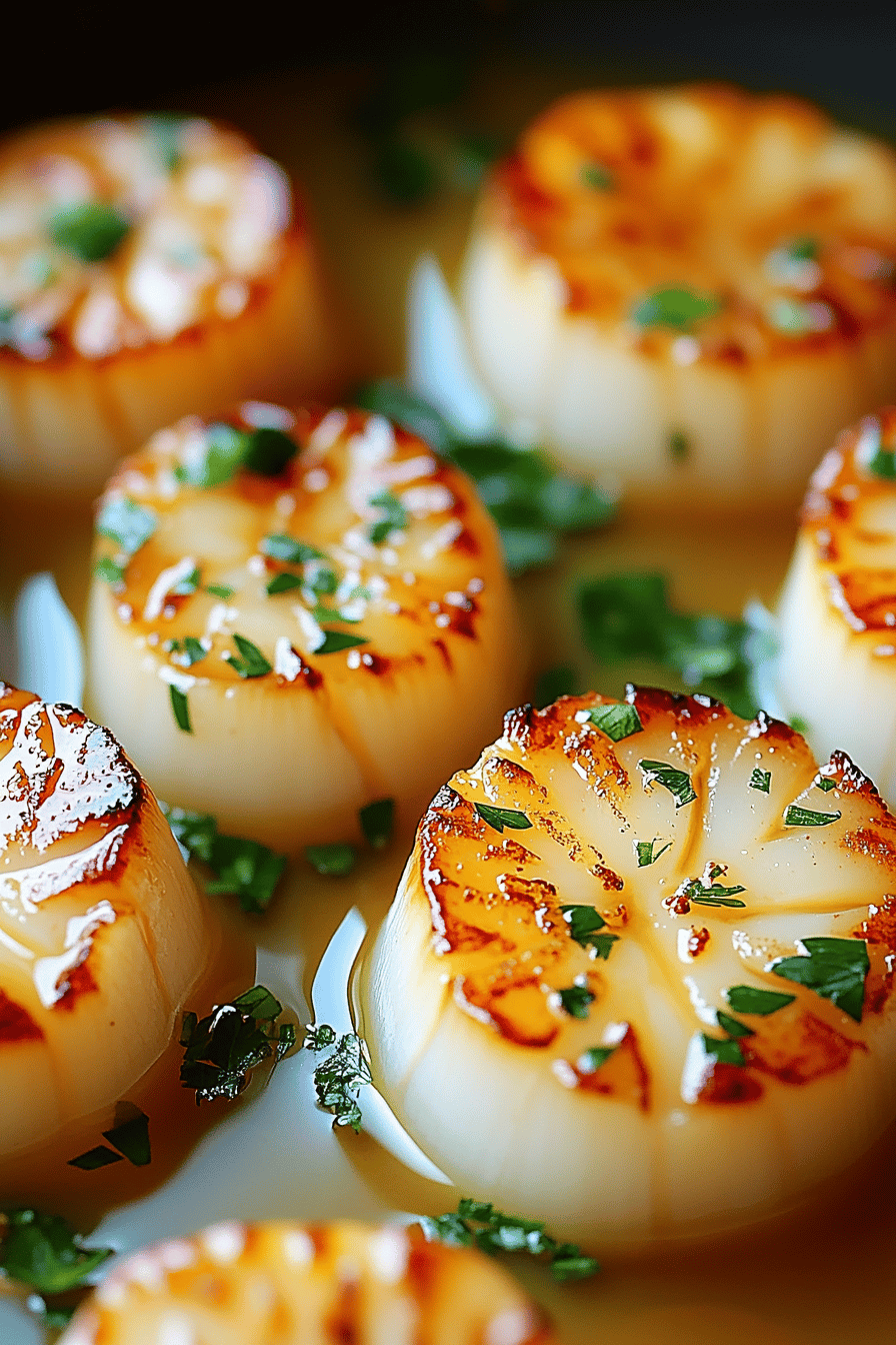 Seared Scallops ingredients
