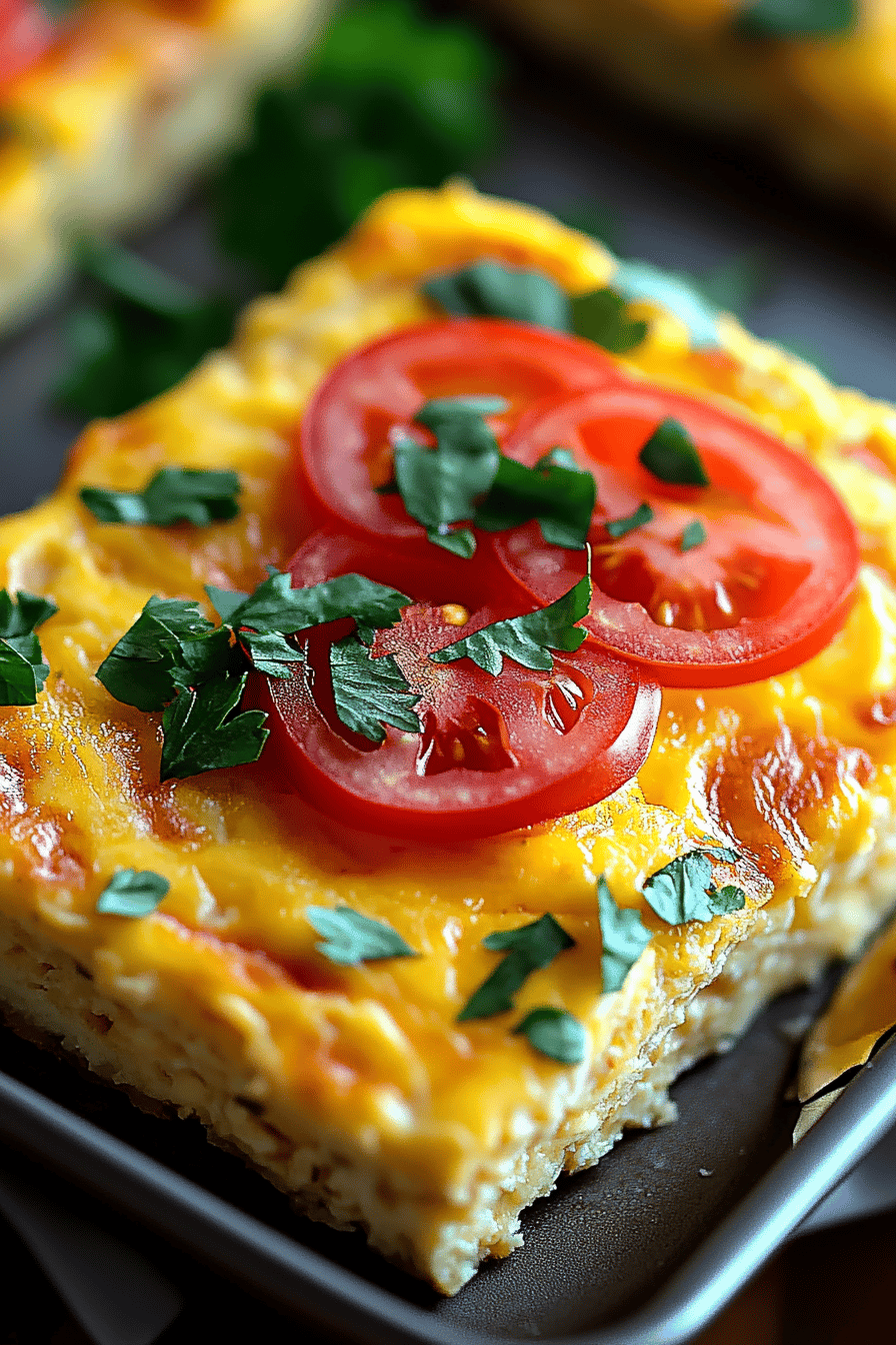Sheet Pan Omelet Final Dish Presentation