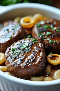Slow Cooker Salisbury Steak