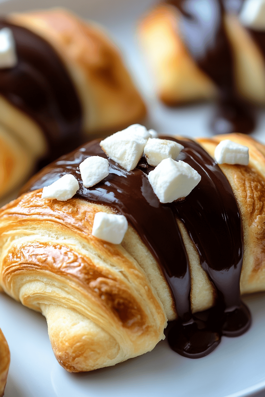 S'mores Crescent Rolls Final Dish Presentation