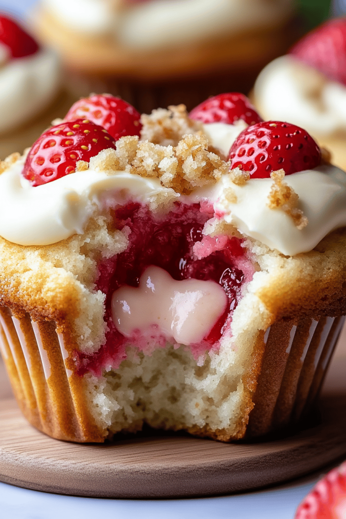 Strawberry Cream Cheese Muffins