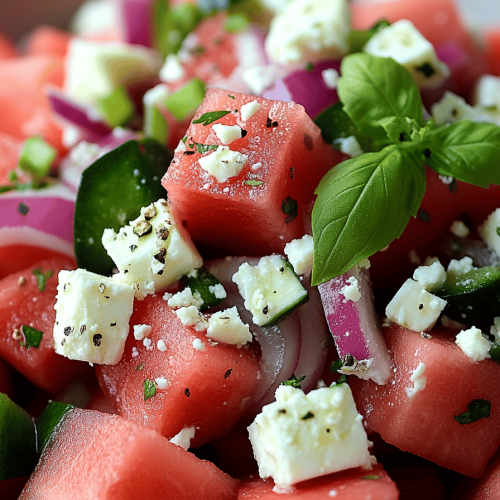 Watermelon Feta Salad Recipe
