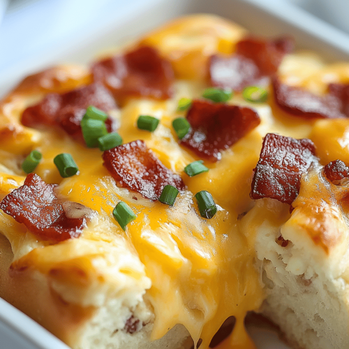 bacon egg cheese casserole