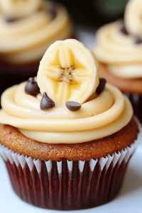 banana chocolate chip cupcakes