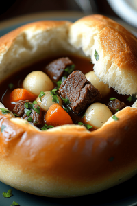 beef stew bread bowl