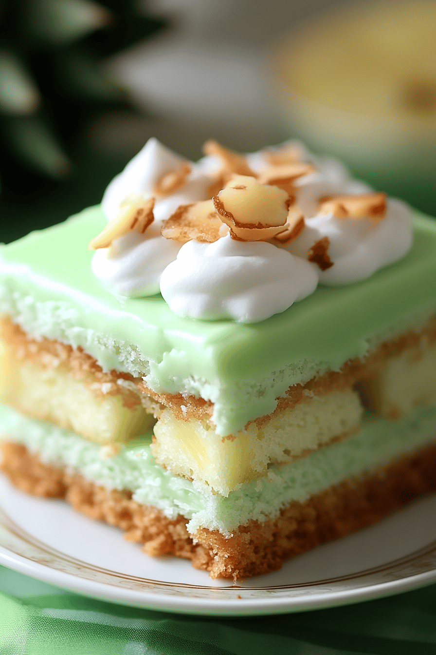 gluten-free pineapple cake Final Dish Presentation