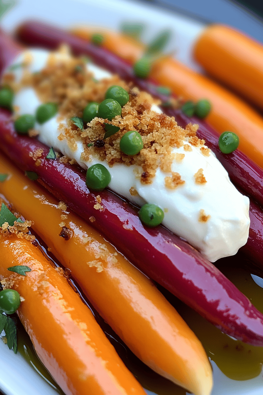 roasted carrots whipped ricotta Final Dish Presentation