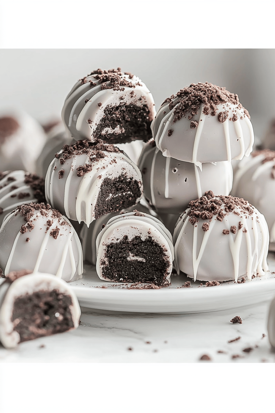 3-Ingredient Oreo Truffles final dish beautifully presented and ready to serve