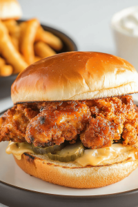 Air Fryer Chicken Sandwich