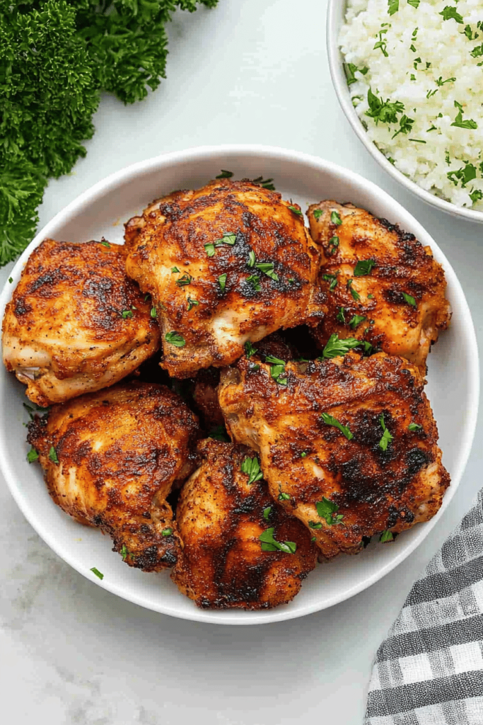 Air Fryer Chicken Thighs