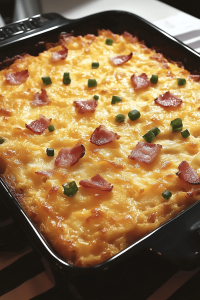 Bacon Egg Hash Brown Casserole