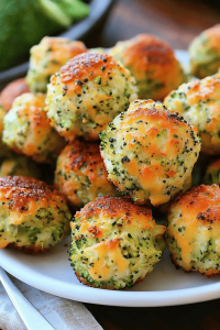 Baked Broccoli Cheese Balls