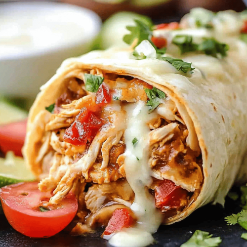 Baked Chicken Burritos