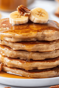 Banana Pecan Pancakes