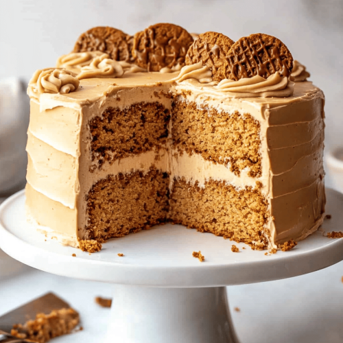Biscoff Cookie Butter Cake