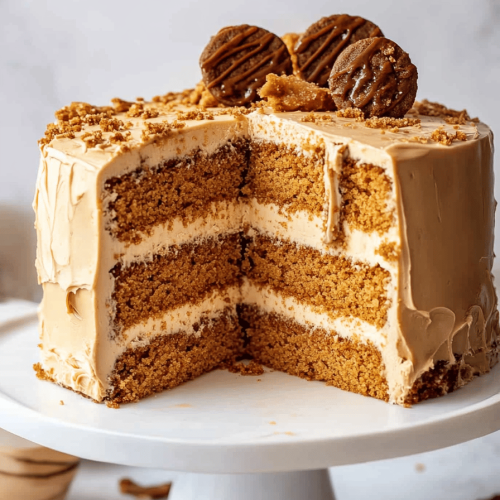 Biscoff Cookie Butter Cake