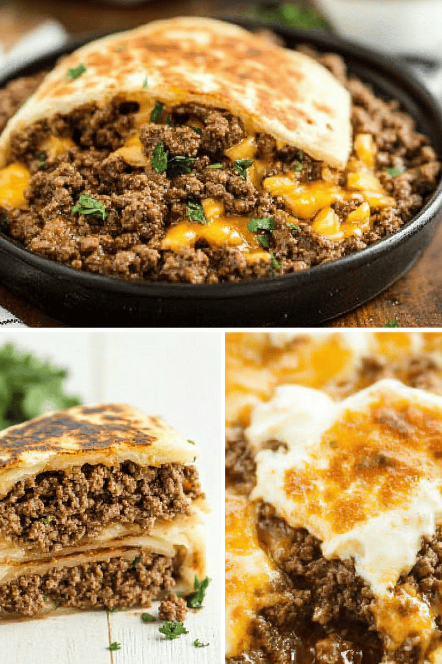 Blackstone ground beef recipes final dish beautifully presented and ready to serve