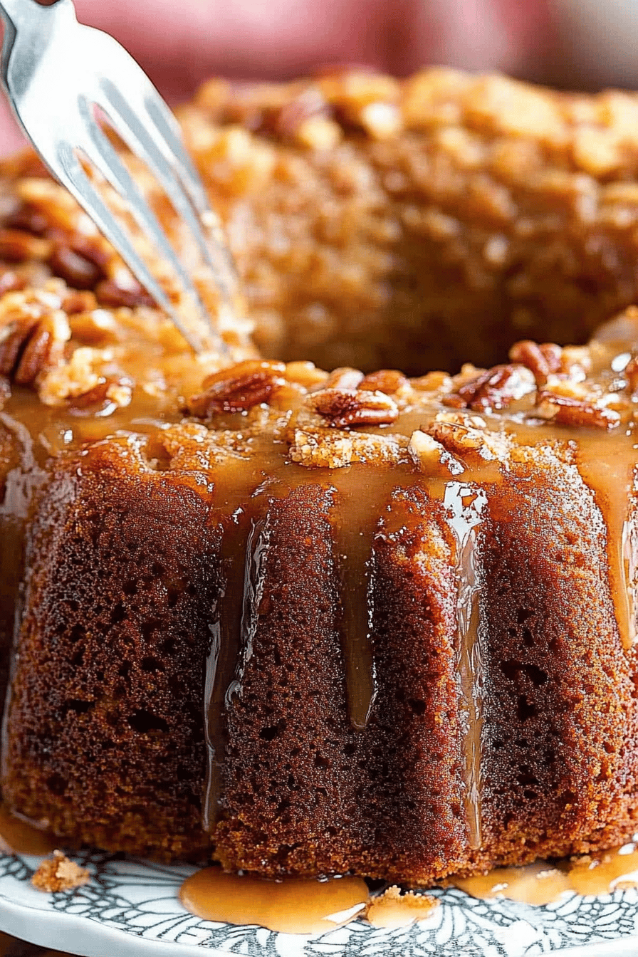 Buttered Rum Cake Recipe final dish beautifully presented and ready to serve
