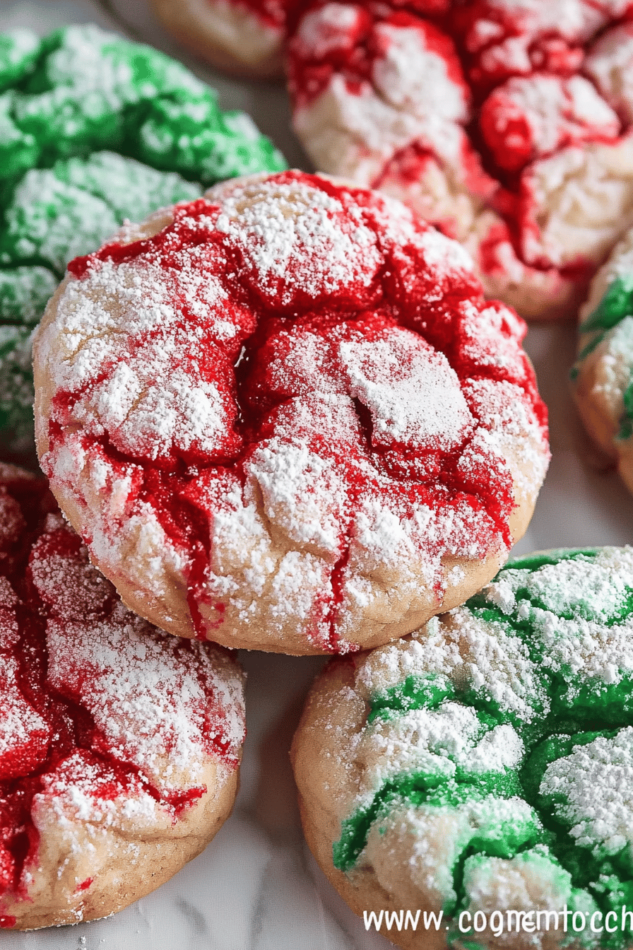 Cake Mix Christmas Cookies final dish beautifully presented and ready to serve