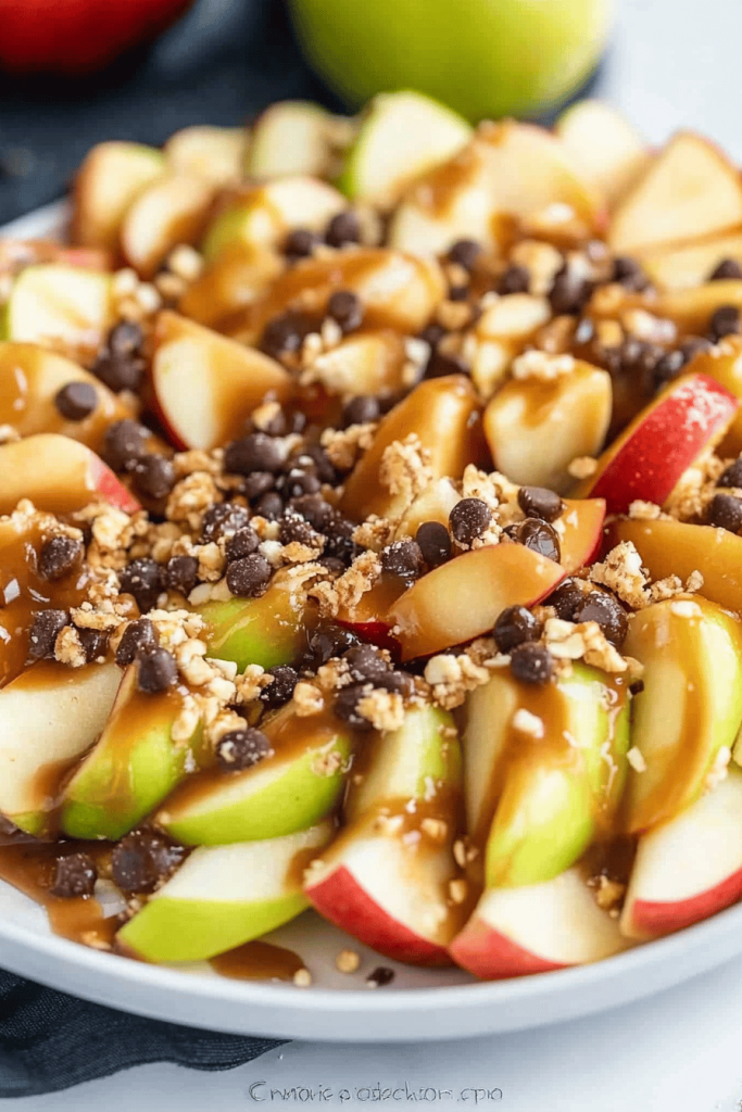 Caramel Apple Nachos