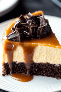 Caramel Brownie Cheesecake