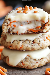 Carrot Cheesecake Cookies
