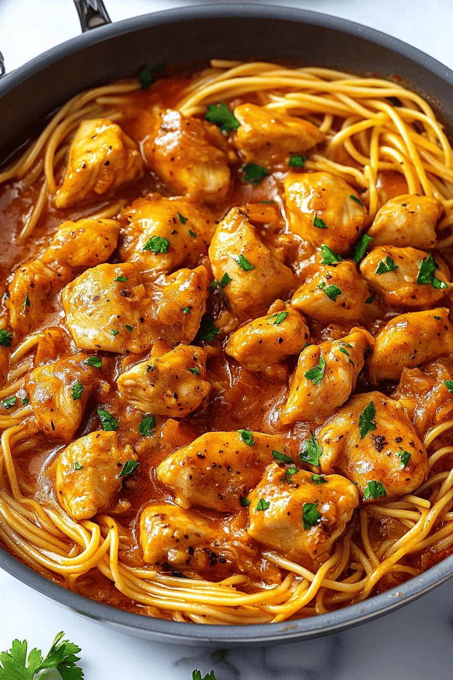 Chicken Scallopini slice on plate showing perfect texture and swirl pattern