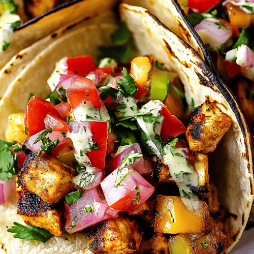 Chili Lime Chicken Tacos