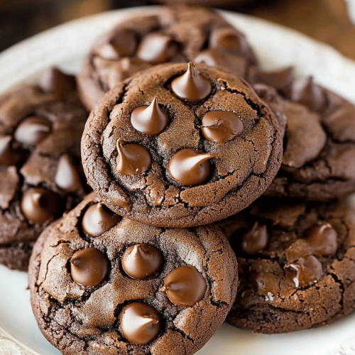 Chocolate Fudge Cookies