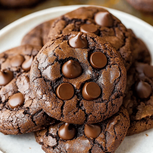Chocolate Fudge Cookies