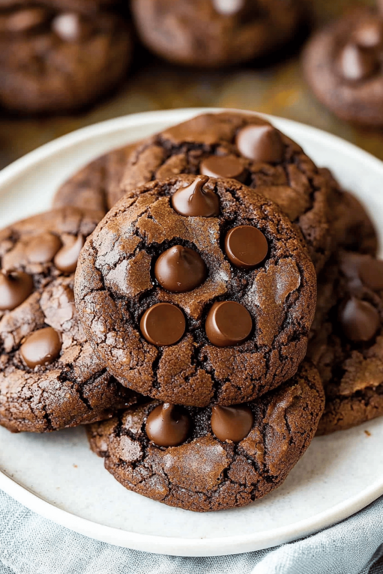 Chocolate Fudge Cookies