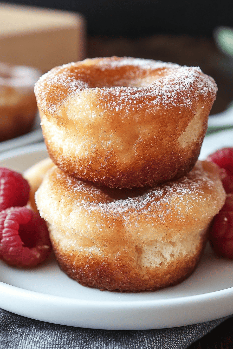 Cinnamon Sugar French Toast Muffins final dish beautifully presented and ready to serve
