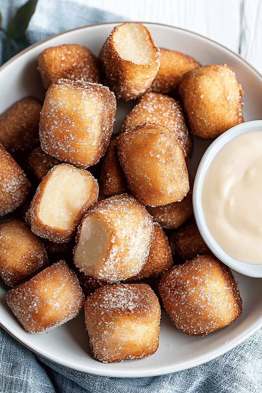Cinnamon Sugar Pretzel Bites final dish beautifully presented and ready to serve