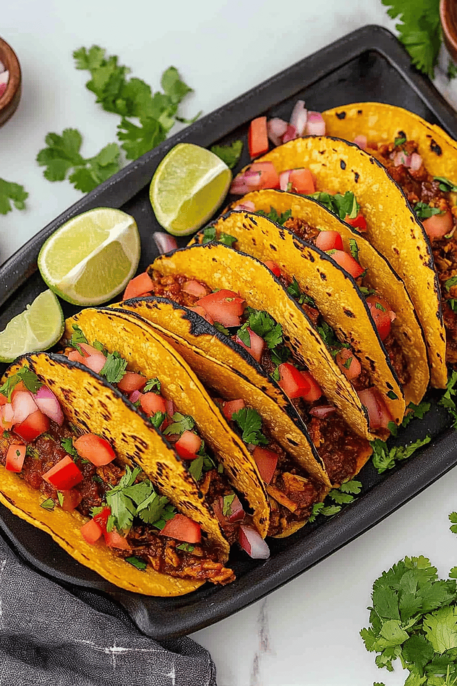 Crock-Pot Birria Tacos slice on plate showing perfect texture and swirl pattern
