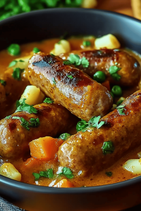 Curried Sausages Recipe
