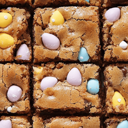 Easter Blondies Recipe
