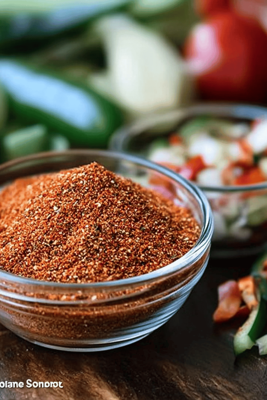 Fajita Seasoning Recipe ingredients organized and measured on kitchen counter