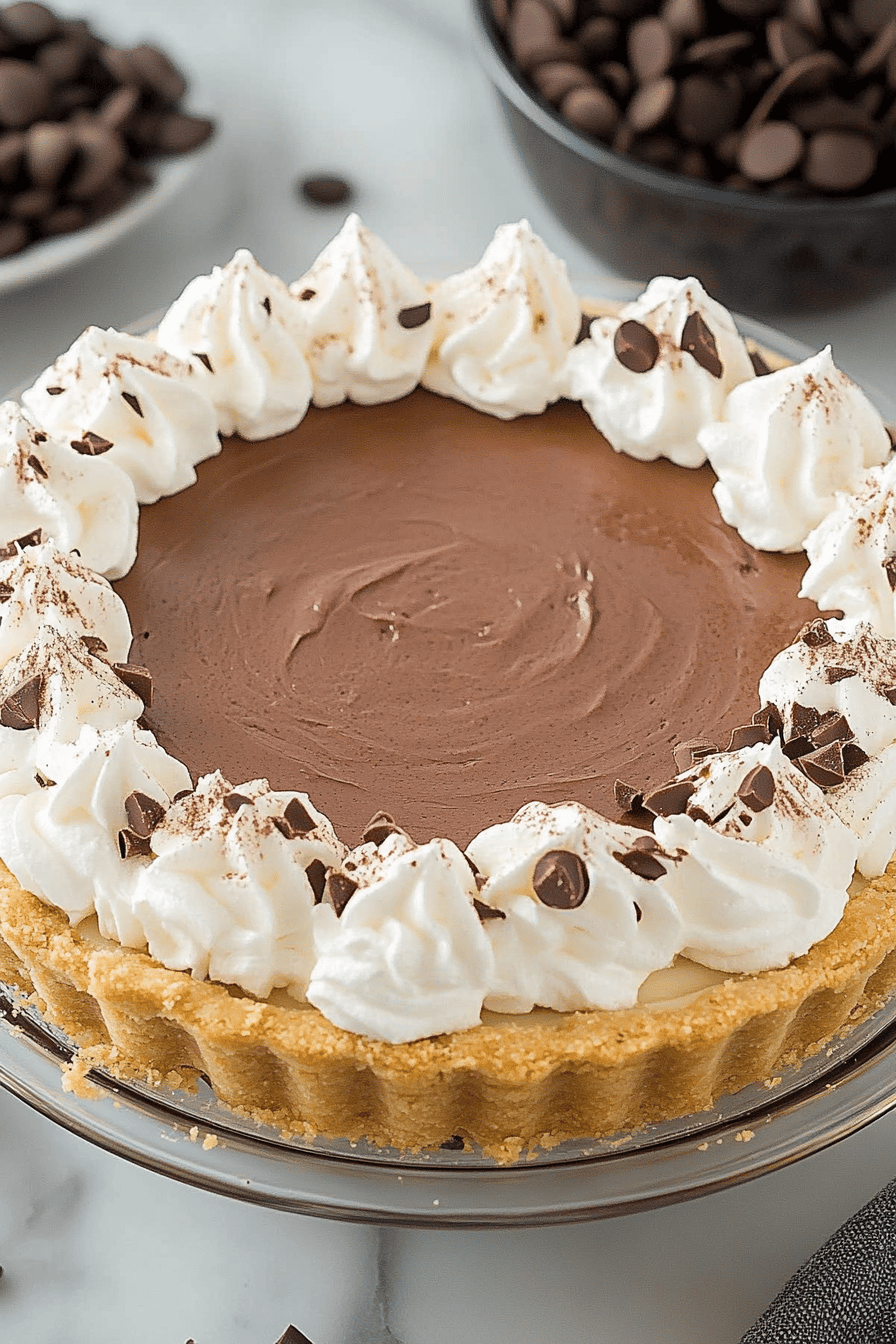 French Silk Pie Recipe ingredients organized and measured on kitchen counter