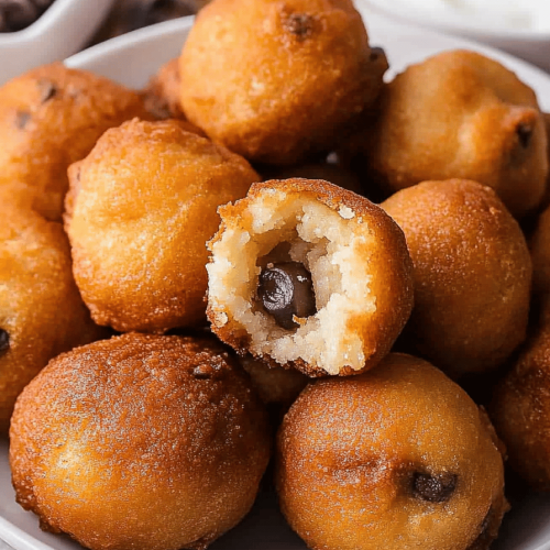 Fried Cookie Dough Bites