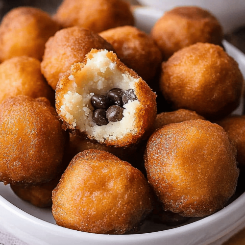Fried Cookie Dough Bites