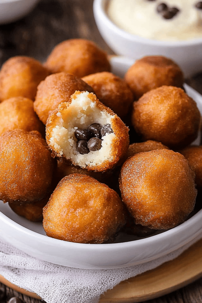 Fried Cookie Dough Bites