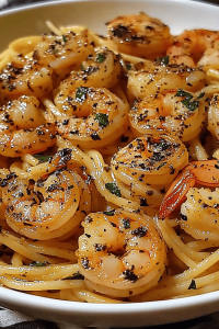 Garlic Shrimp Pasta