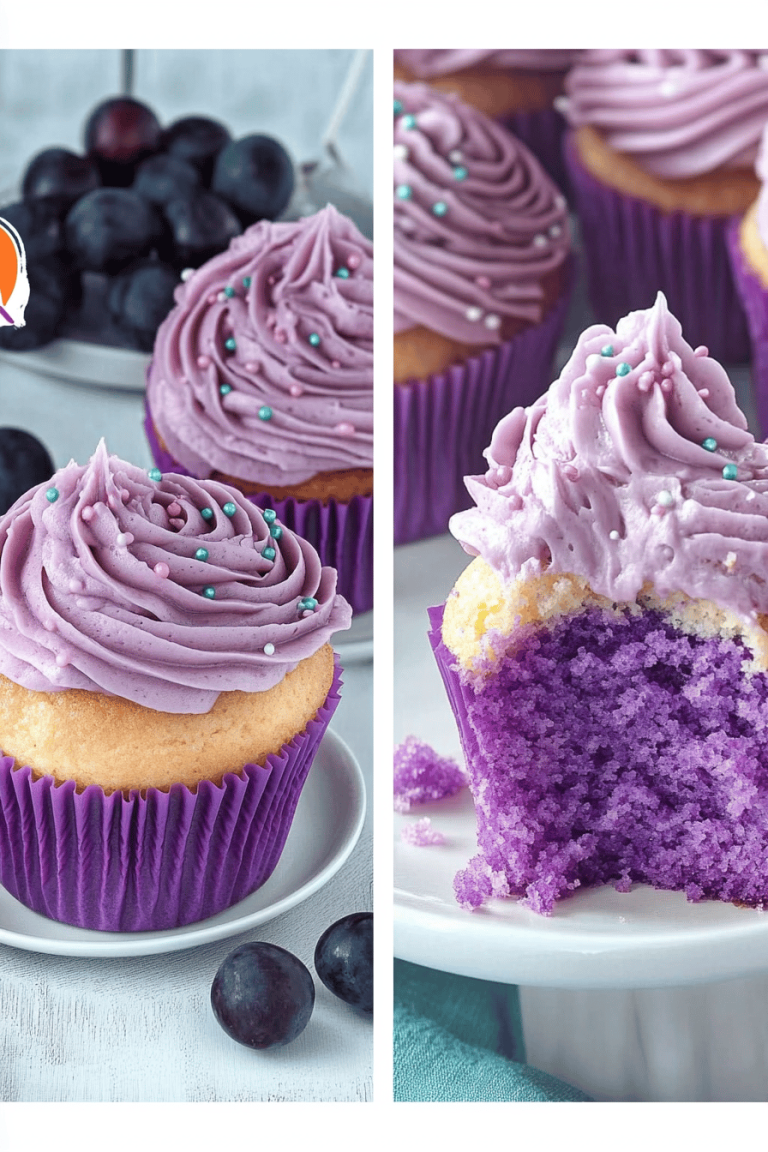 Grape Soda Cupcakes