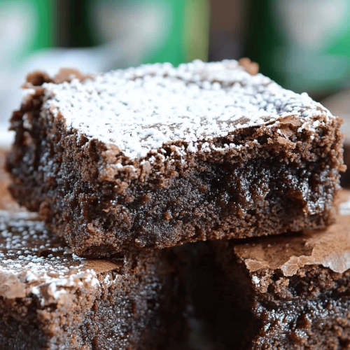 Guinness Brownies Irish Cream Frosting