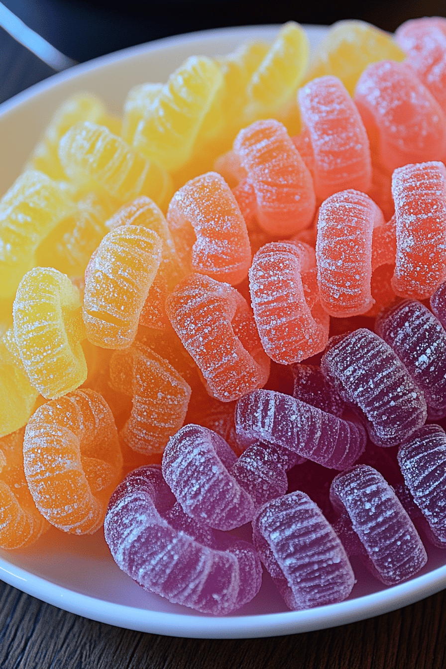 Homemade Kool-Aid Licorice final dish beautifully presented and ready to serve