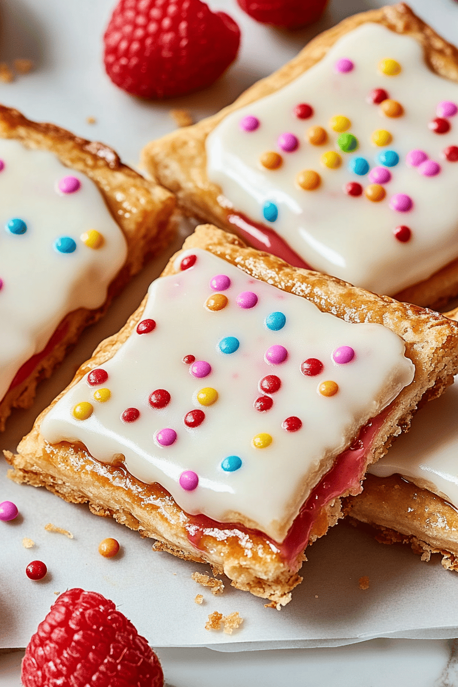 Homemade Pop Tarts final dish beautifully presented and ready to serve
